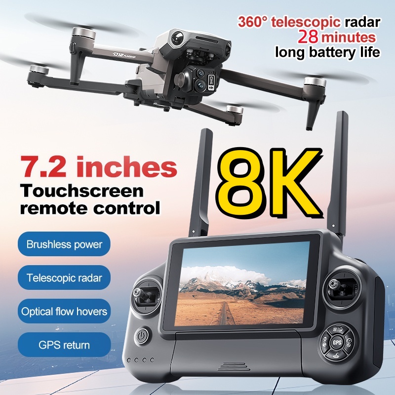 8K 3 Axis Gimbal Brushless 7.2 - Drone Gps Module recensione e prezzo