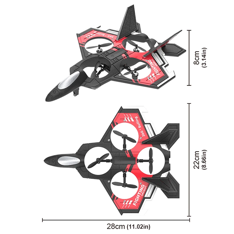 S98 RC Foam Stunt Aircraft Toy - Drone Led Light recensione e prezzo