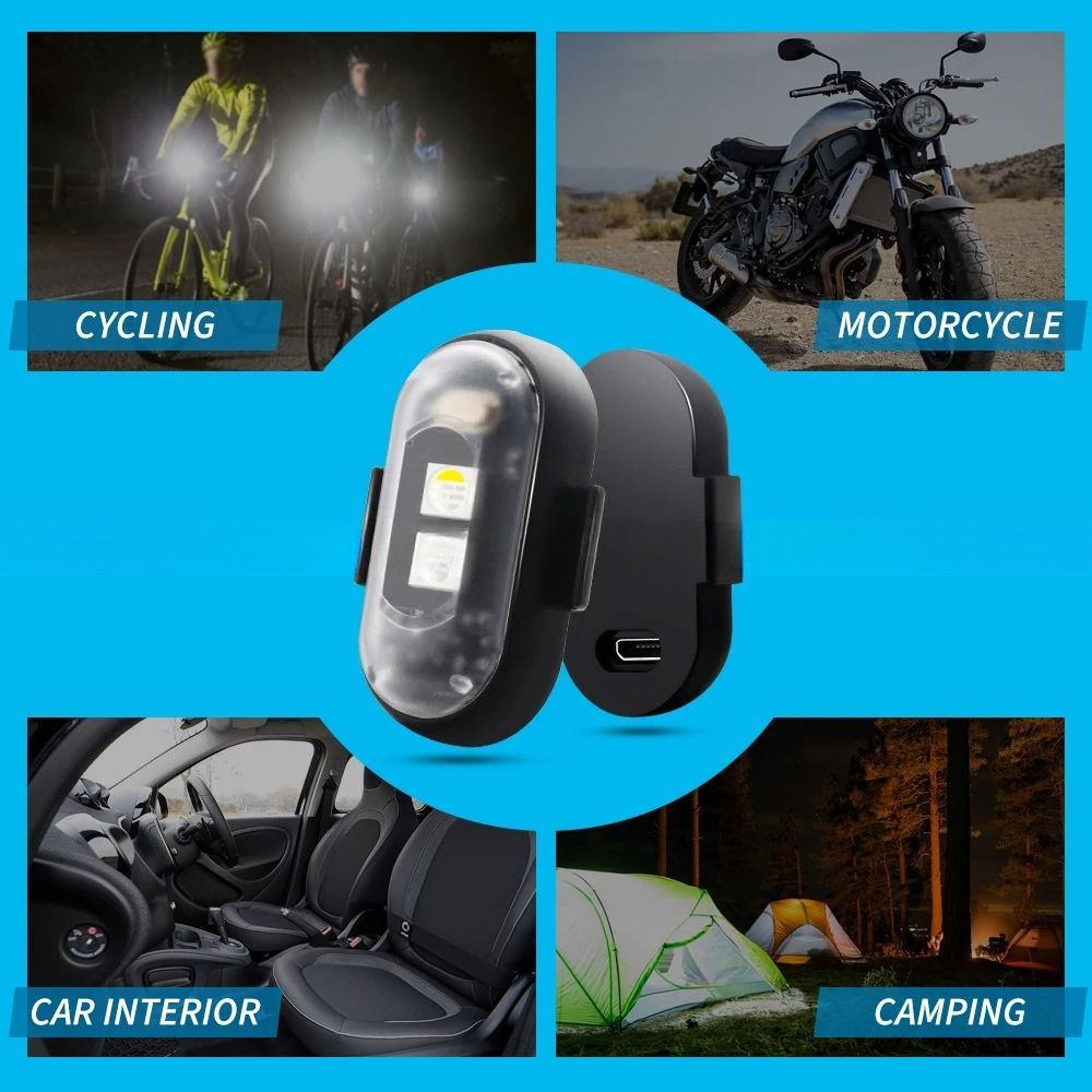 Motorcycle Strobe Light, APP C - Drone Led Light recensione e prezzo