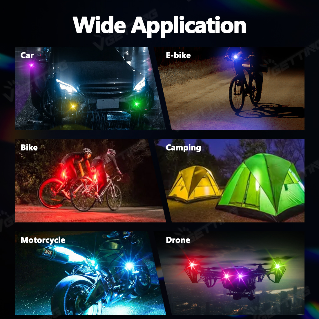 4Pcs Mini Drone Strobe Light 8 - Drone Led Light recensione e prezzo