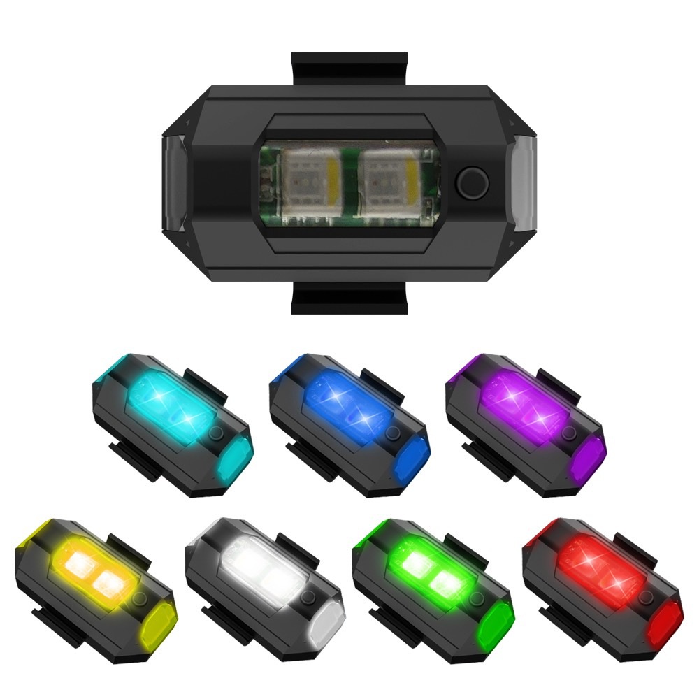 1PC 7 Color Mini USB Charging  - Drone Led Light recensione e prezzo
