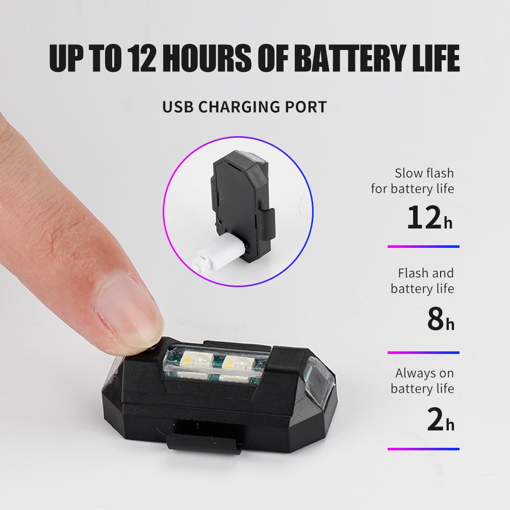 1PC 7 Color Mini USB Charging  - Drone Led Light recensione e prezzo