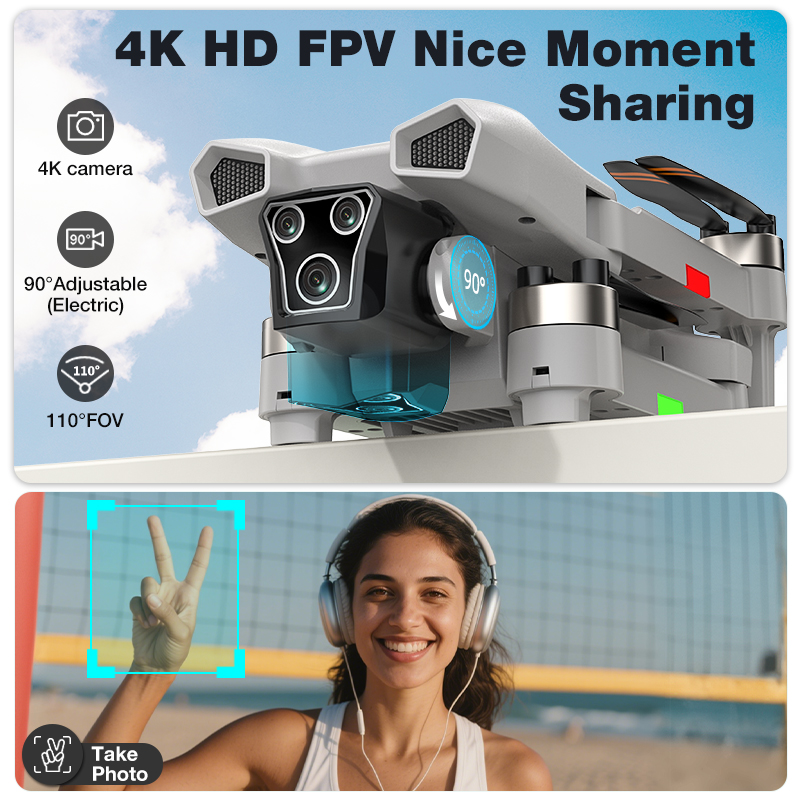 NEW Hot L017 Pro Drone Brushle - Drone Gimbal recensione e prezzo